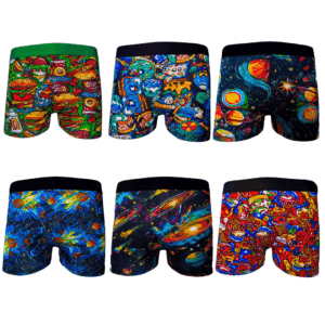 Mix Farebných Boxerov | 6 KUSOV [M-2XL]
