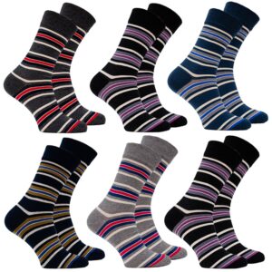 Sada Pruhovaných Ponožiek | 6 Párov [40-46]