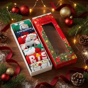 Krabička Vianočných Ponožiek (P) | 7 PÁROV [40-46]