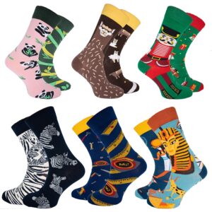 Egyptské Nepárové Ponožky | 6 PÁROV [40-46]