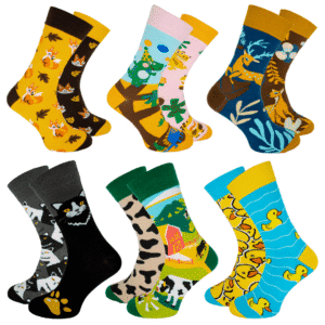 Srnkové Nepárové Ponožky | 6 PÁROV [40-46]