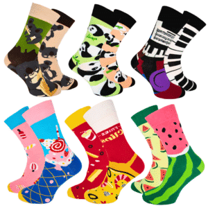 Krevetové Nepárové Ponožky | 6 PÁROV [40-46]