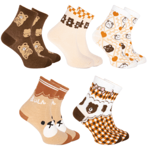 Medvedíkové Ponožky | 5 PÁROV [35-41]