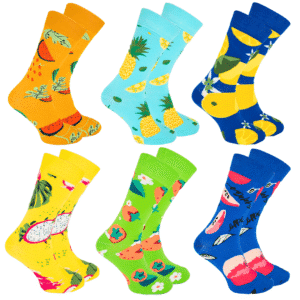 Sada Ananásových Ponožiek | 6 Párov [40-46]