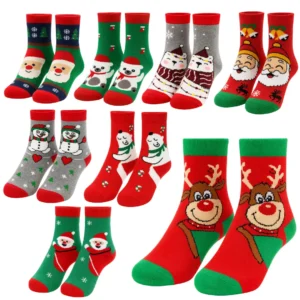 Mix Vianočných Ponožiek (DET) | 8 Párov [23–38]