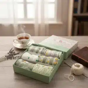 Dámska Darčeková Krabica | ZELENÁ – 6 PÁROV [35-41]