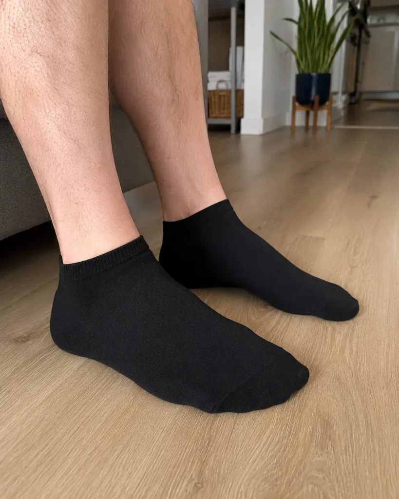 Sada Čiernych Krátkych Ponožiek | 10 PÁROV [35-46] - produktový obrázok 4