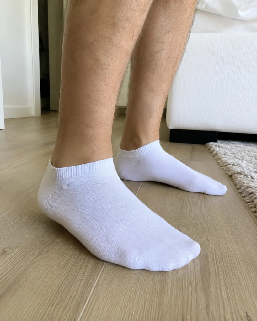 Sada Bielych Krátkych Ponožiek | 10 PÁROV [35-46] - produktový obrázok 5
